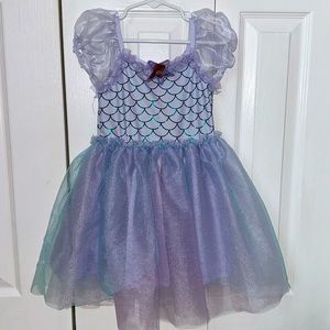 The Little Mermaid toddler girls dress. Size 3T. Purple with green.